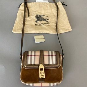 Burberry Check Berkeley Mini Crossbody Bag NWT
